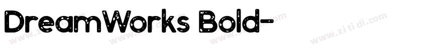 DreamWorks Bold字体转换
